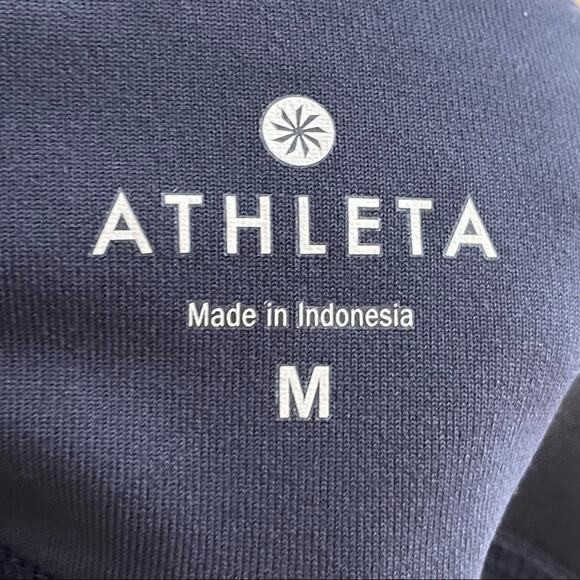 ATHLETA Ready Set Go 2 in 1 navy jigsaw lined running shorts size medium - Picture 5 of 7